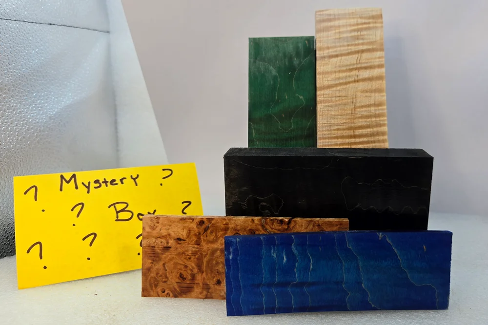 3 pair mystery box – Knife Handle Material (5x2x0.25)