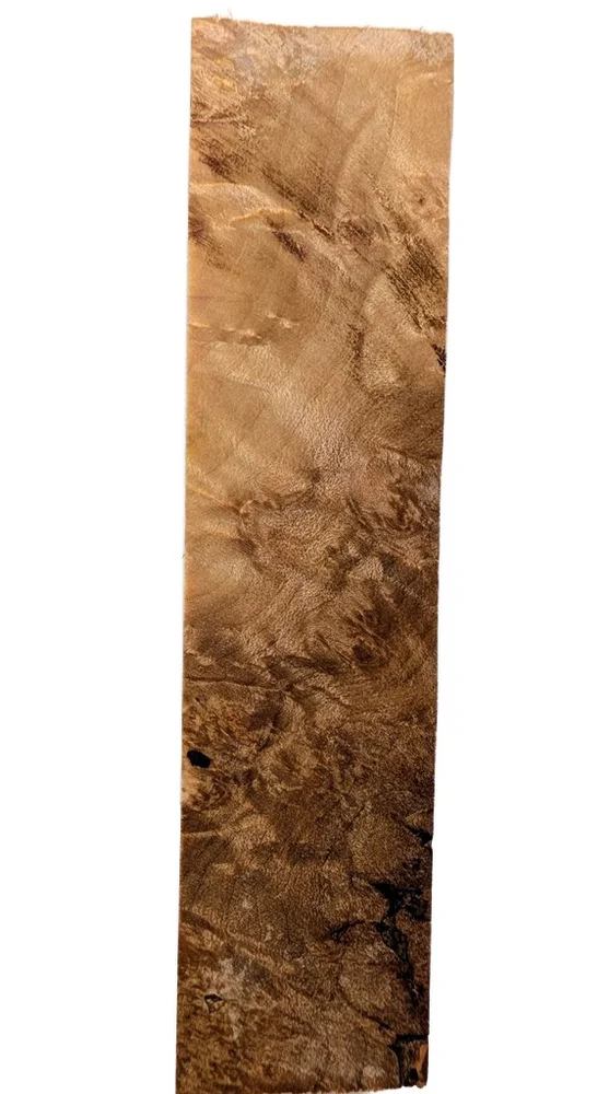 Rare Stabilized Maple Burl Knife Handle Set (6x1.5x1.5)