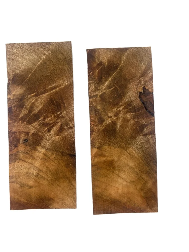 Premium Stabilized Figured Maple Knife Scales (5x2x0.25)