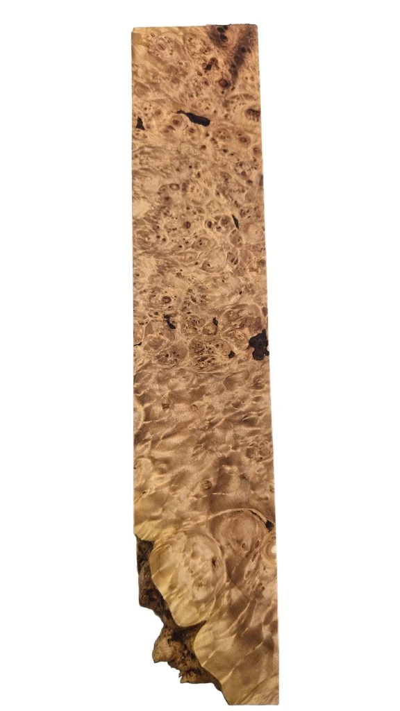 Stabilized Maple Burl Turning Blank – Turning Wood (9.5x2x1.825)