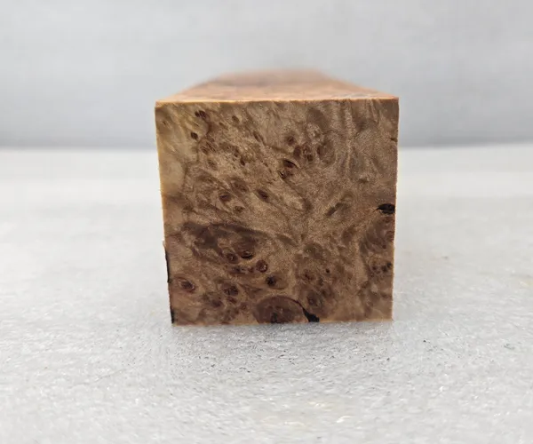 Clear Stabilized Burl Maple Turning Blank — photo 4