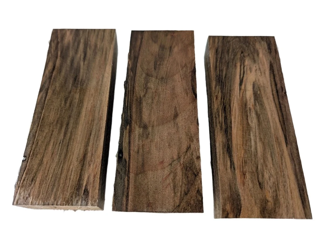 Lot of Stabilized Spalted Maple Knife Handle Block (5x2x1)