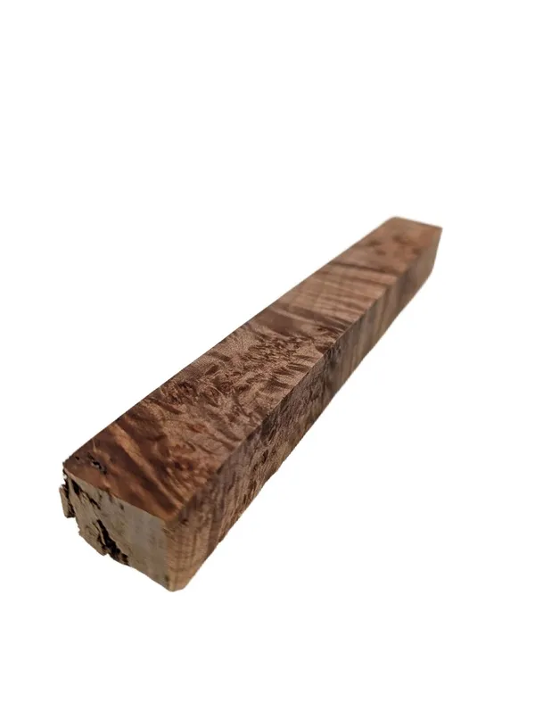 Exhibition Grade Stabilized Maple Burl Pen Blank (8.5x1x0.92) — photo 2