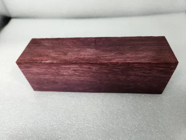 Clear Stabilized Purpleheart Turning Blank