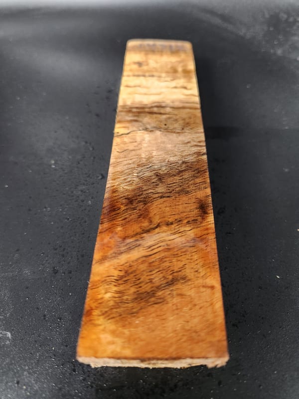 Clear Stabilized Spalted Koa Handle Block — photo 2