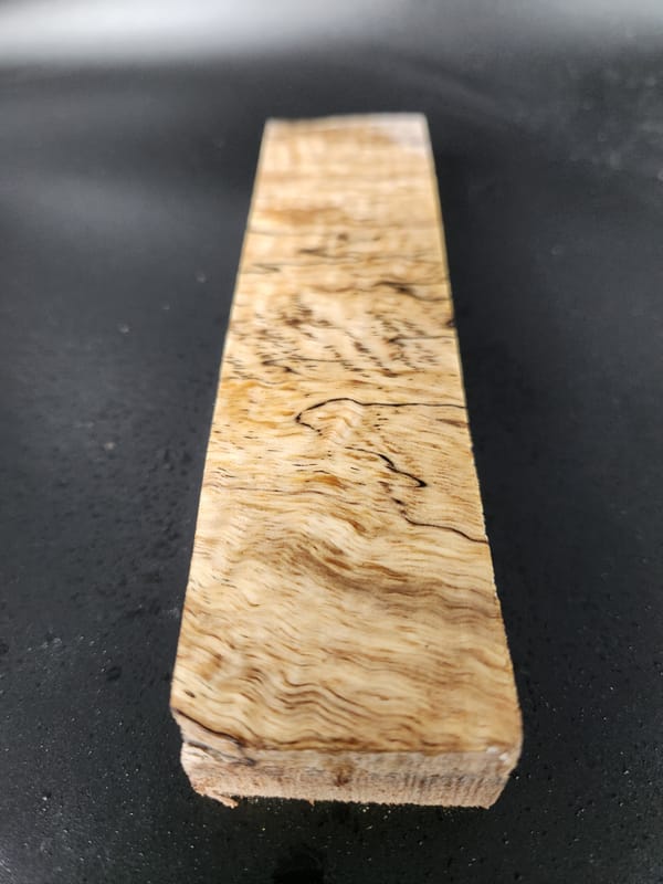 Clear Stabilized Spalted Koa Handle Block — photo 4