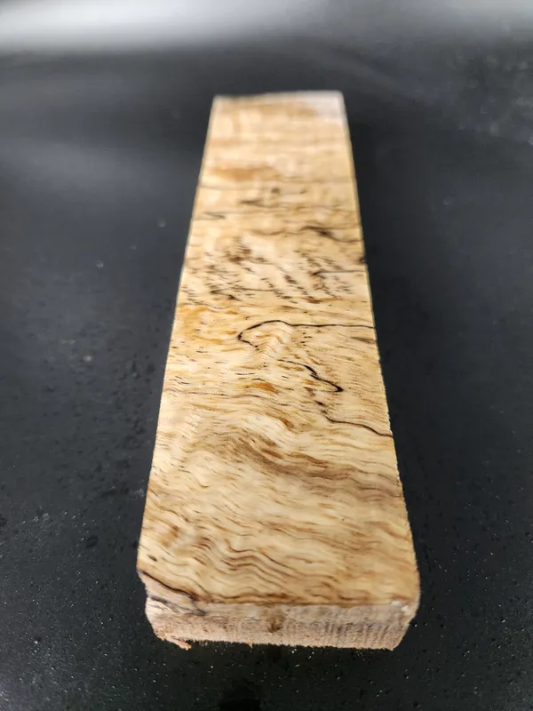 Clear Stabilized Spalted Koa Handle Block — photo 4