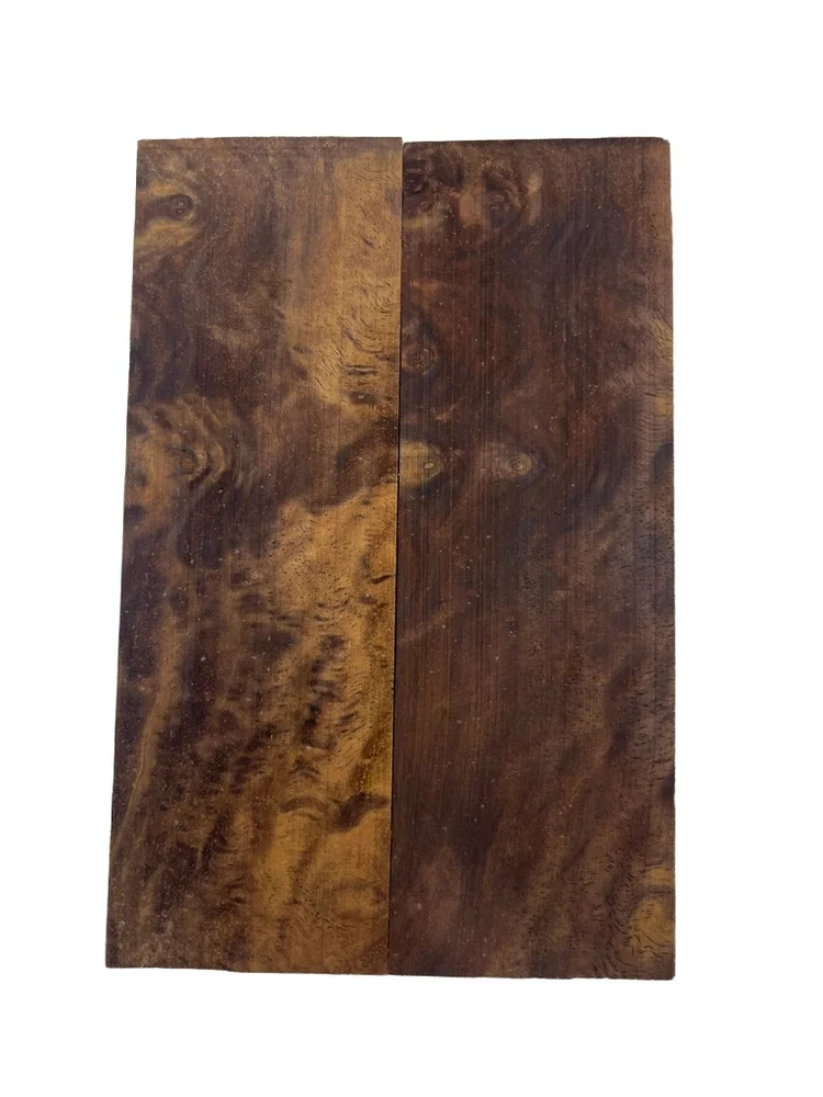 Black Walnut Burl Handle Material (6x2x0.25)
