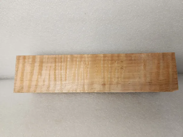 Clear Stabilized Quilted Maple Turning Blank — photo 3
